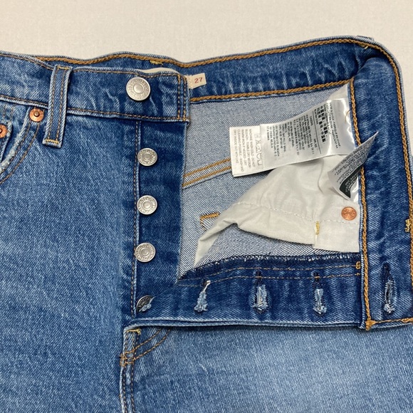 Levi’s Premium Ribcage Denim Short Sz 27 - Picture 5 of 10